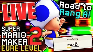 Langsam zum Rang A & eure Level! - Mario Maker 2 (Live Aufzeichnung)