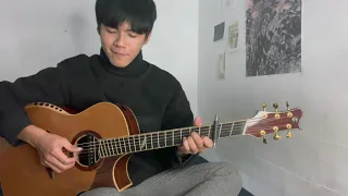 (Free TAB) 盧廣仲 刻在我心底的名字 Redrain Fingerstyle Guitar Cover