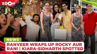 Ranveer WRAPS up Rocky Aur Rani Ki Prem Kahani | Kiara Advani spotted with Sidharth Malhotra