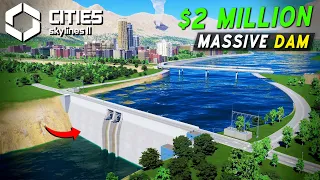 Building 2 Million Dollars Dam In The City | Cities Skylines 2