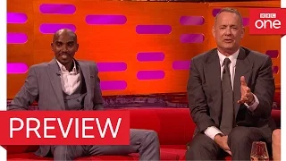 Tom Hanks quotes Forrest Gump for Mo Farah - The Graham Norton Show 2016 - BBC One