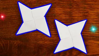 Как сделать СЮРИКЕН НИНДЗЯ из ОДНОГО листа бумаги А4. How To Make a Paper Ninja Star (Shuriken)