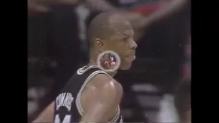 1990 WCSF G 7, Trail Blazers vs  San Antonio Spurs