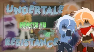 ➠ Undertale reacts to the Resistance AMV  𝆄  gacha club  𝆄  gcmv   𝆄  reaction video   𝆄   gcrv