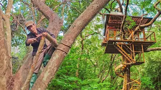 Build A Simple Tree House To Avoid Wild Animals