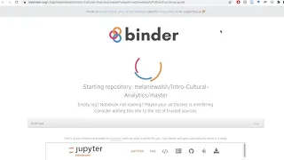 Jupyter Book Binder Functionality — Open a Jupyter Notebook in the Cloud