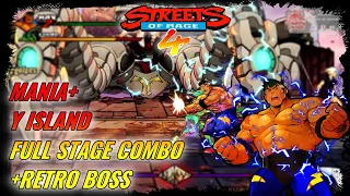Streets of Rage 4/ MANIA+/ Y Island Full Stage Combo (MAX)!