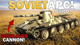 I Built A SOVIET APC With A 90MM AUTOCANNON In Sprocket Tank Design!