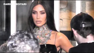 Kim Kardashian with Kris Jenner @ Paris Fashion Week 25 january 2024 show Margiela by John Galliano