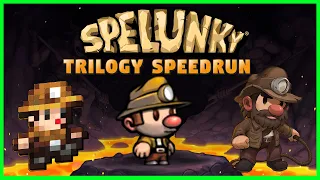 Spelunky Trilogy in 14:34