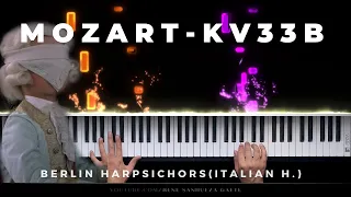 Mozart KV 33b | Klavierstück in F Major whit Berlin Harpsichords (Italian H.)