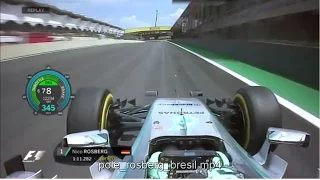 F1 2015 Brazil GP  Nico Rosberg Onboard Pole Lap