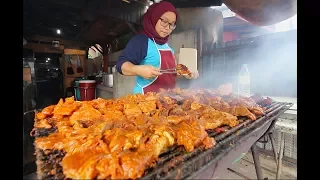 World's BEST BBQ CHICKEN | Street Food in Malaysia - RARE Kuala Terengganu STREET FOOD Guide!
