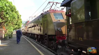 Treno storico Mastodonte dei Giovi 2017 con doppia E-428