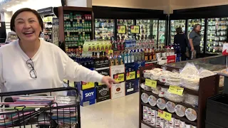 Grocery shopping in Los Angeles, Sept. 25. For dinner that evening!