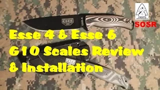 Esee 4 & 6 G10 Scales Installation The Knife Connection