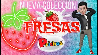 NUEVA COLECCION EN #prichos #fresas #strawberry  tE MOSTRAMOS LOS ARTICULOS QUE NOS ENCONTRAMOS