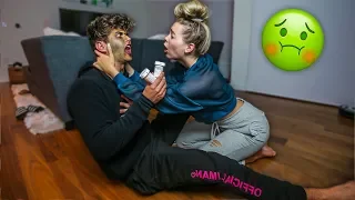 DEADLY ALLERGIC REACTION PRANK ON GIRLFRIEND! *SHE CRIES*