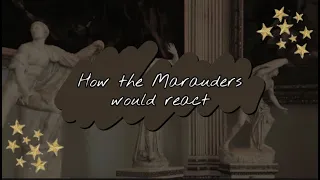 How the Marauders would react (sweet, nsfw, etc.)