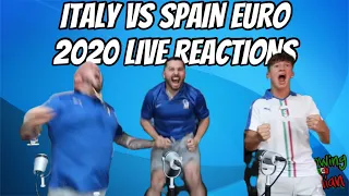 ITALY VS SPAIN EURO 2020 LIVE REACTIONS