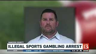 Illegal sports gambling arrest