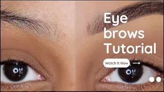 How to draw an Eyebrow/Tutorial/in different steps and method #eyebrows #browstutorial #makeup