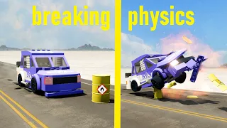 Pushing Lego cars physics to the limit in beamng