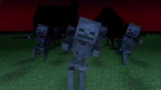 Minecraft - Spooky Scary Skeletons (Remix) - Minecraft Animation Music Video