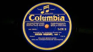 Mengelberg - Weber - Oberon-overture