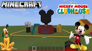 Minecraft tutorial. How to build the Mickey Mouse clubhouse in Minecraft part 1