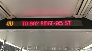 BMT Broadway Local: R160A (R) Train [Forest Hills-71 Av to Bay Ridge-95 St #2]