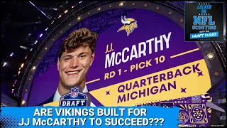 Set up for success? Evaluating situation J.J. McCarthy is stepping into with Minnesota Vikings