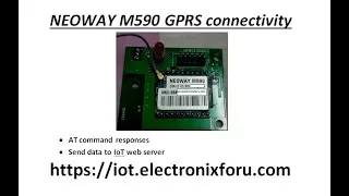 Neoway M590 GPRS connectivity AT commands