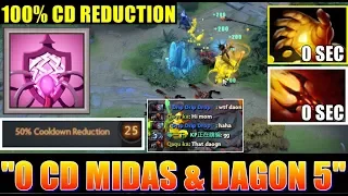 0 sec Midas 100% Cooldown Reduction [ Bad Juju + Drow Ranger ] | Dota 2 Ability Draft