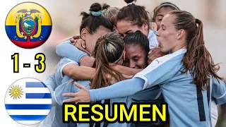 ECUADOR Femenino vs URUGUAY Femenino - RESUMEN y GOLES - SUDAMERICANO SUB 20