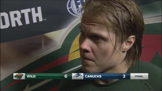 Mikael Granlund reflects on his first career hat trick