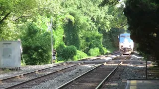 Amtrak Capitol Limited Train 29 with #121 at Garrett Park