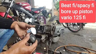 Beat/spacy FI ganti piston vario 125 apakah bisaa!!!