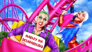 Harley Quinn desapareció en un parque de diversiones | ¡Hicimos atracciones en casa! Por Ha Hack