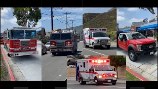 August Compilation— ALL Response Videos! Fire Trucks & Ambulances! Lots of siren action! #vcfd