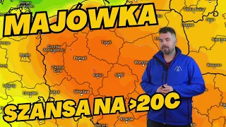 CIEPŁA MAJÓWKA? Coraz większe szanse. PRZEGLĄD nowych prognoz na MAJÓWKĘ. Prognoza poniedziałek.