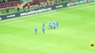 EUROPA LEAGUE FINAL/ DNIPRO - SEVILLA/SECOND GOAL FOR DNIPRO/ 2-3/ WARSAW 27.05.2015