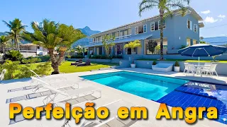 CASA PARADISÍACA À VENDA EM ANGRA DOS REIS EM FRENTE AO CANAL NO PORTO FRADE! | MULLER IMOVEIS RJ