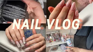 NAIL VLOG|набрала клиентскую базу|распаковка с WB|общаюсь с вами|процесс работы