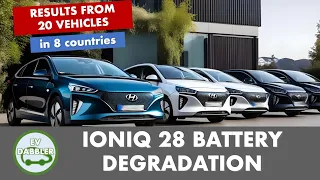 Battery Degradation Collected from a Range of Ioniq EV 28kWh Owners: The Results