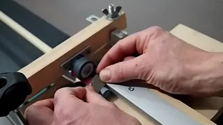 Simple lathe for cue tip installation