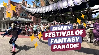 Disney FESTIVAL OF FANTASY Parade! Walt Disney World Magic Kingdom May 4, 2024 05/04/24