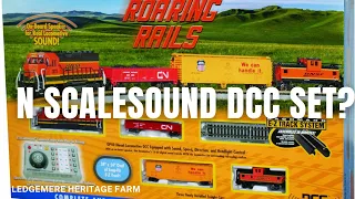 Bachmann N Scale Roaring Rails DCC Train Set Unboxing & Review