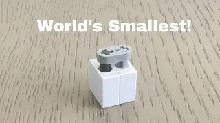 World’s Smallest LEGO Lock with Key! Fully Functional - Easy Tutorial