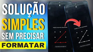 Celular NÃO ACEITA SENHA de desbloqueio padrão, e não DESBLOQUEIA mesmo sendo a senha CORRETA!